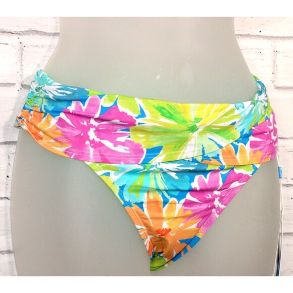 Bleu by Rod Beattie Women's Sarong Hipster Bikini Multicolor Size 10 NWT - Picture 4 of 6